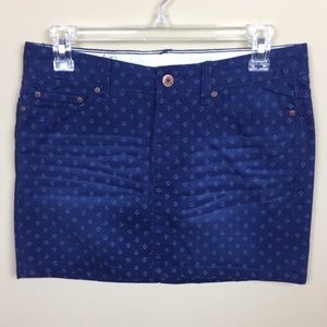 ‼️CLEARANCE‼️ H&M Patterned Denim Mini Skirt